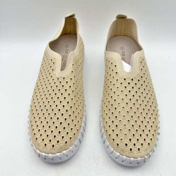 IIse Jacobsen Tulip 139 Slip-On Loafer Size US 7 EU 37 Tan Cushioned EUC - Picture 7 of 14